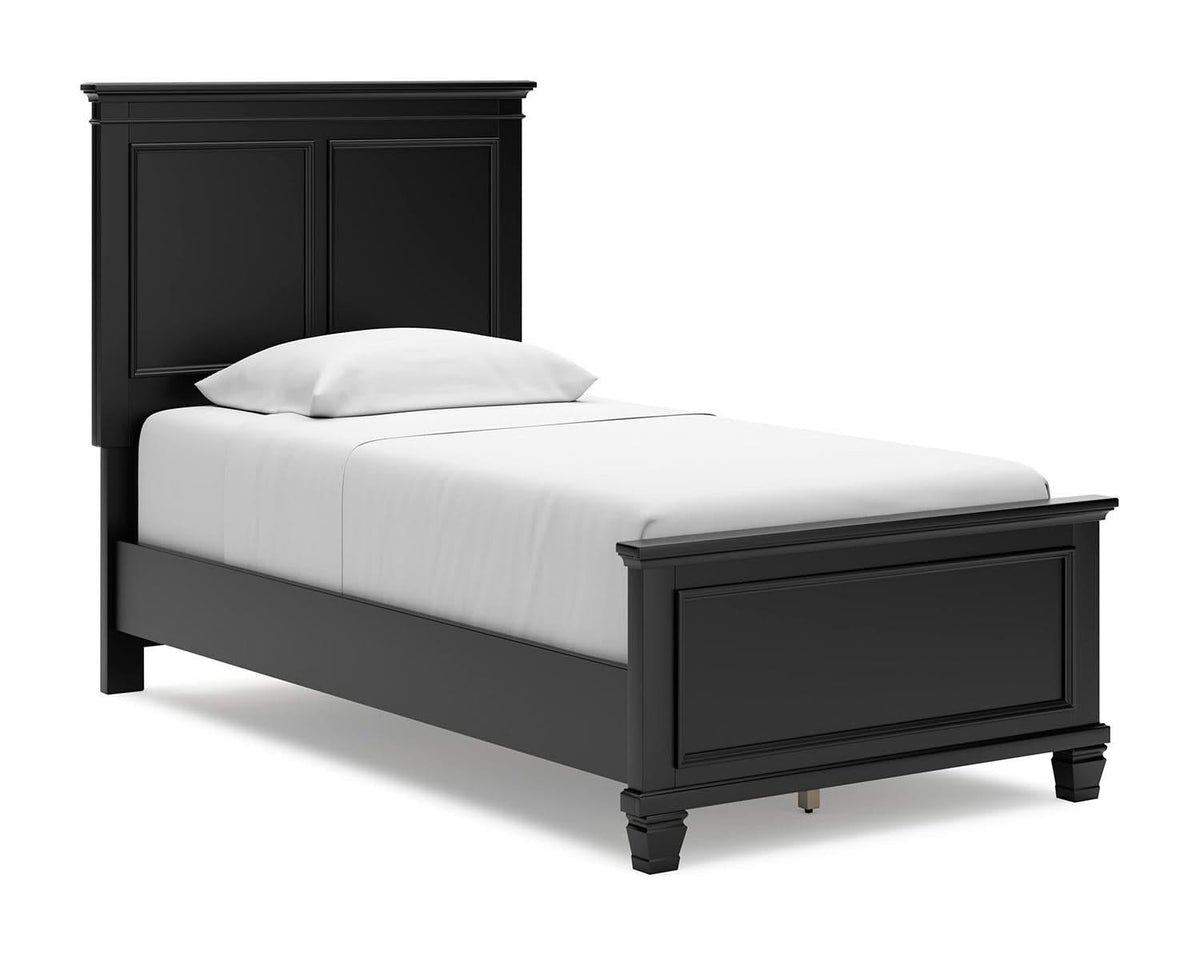 Lanolee Twin Panel Bed, Dresser and Mirror