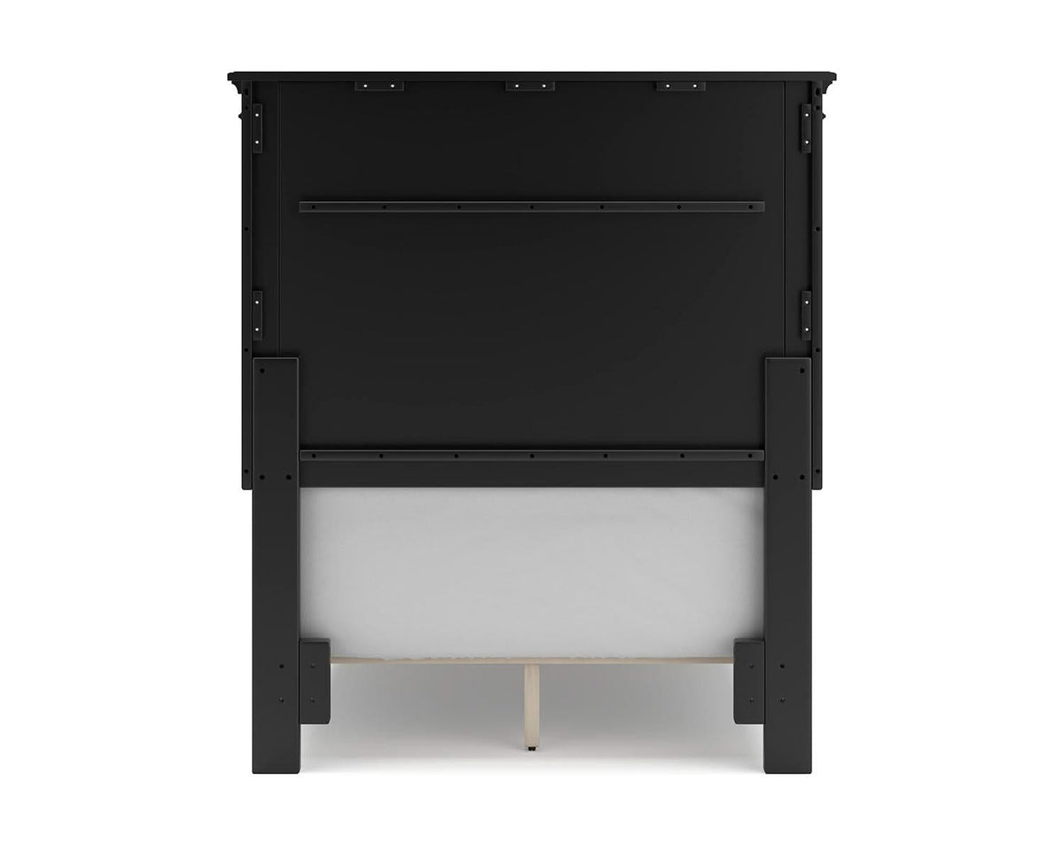 Lanolee Twin Panel Bed, Dresser and Mirror