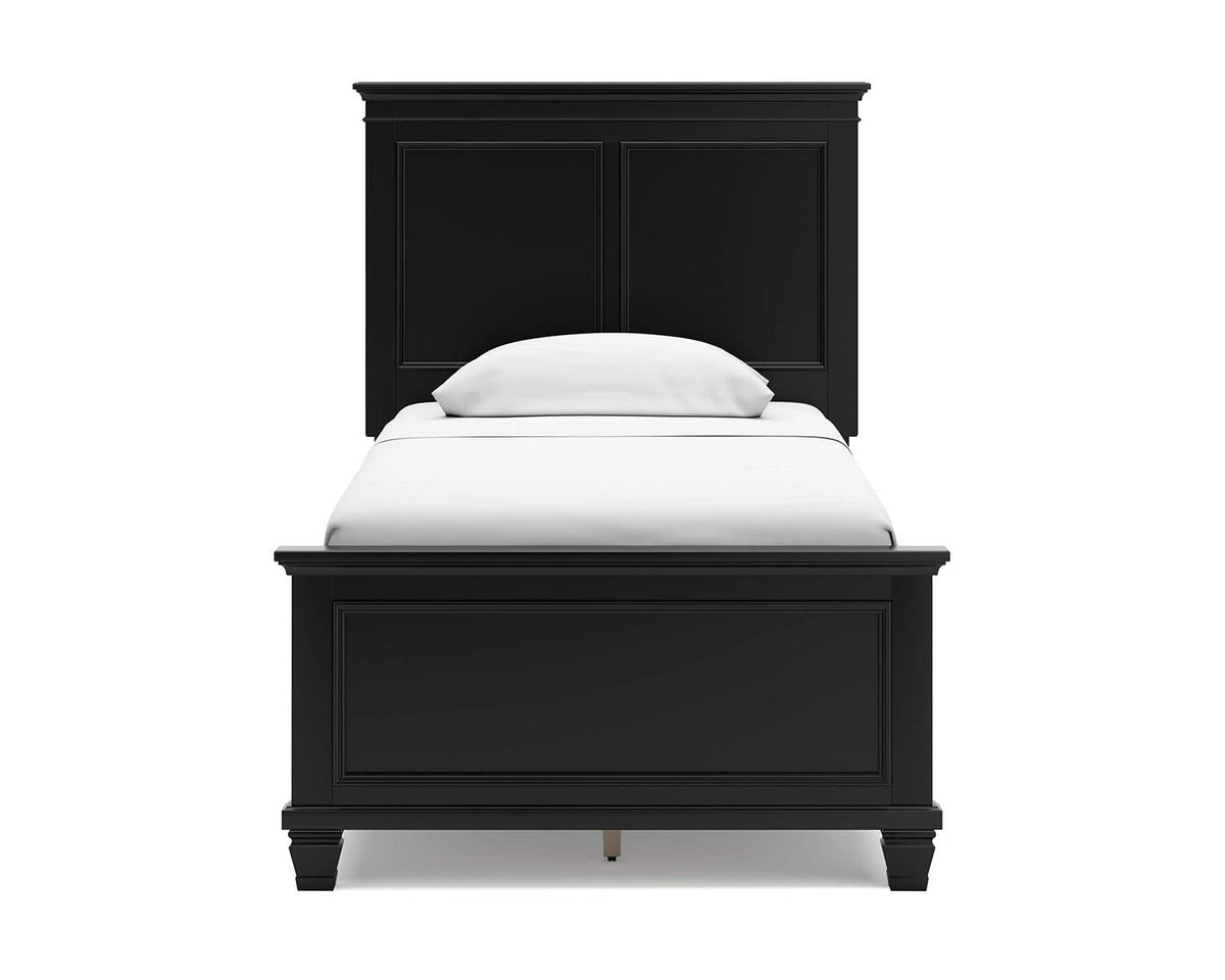 Cama individual con paneles Lanolee