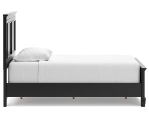 Cama individual con paneles Lanolee