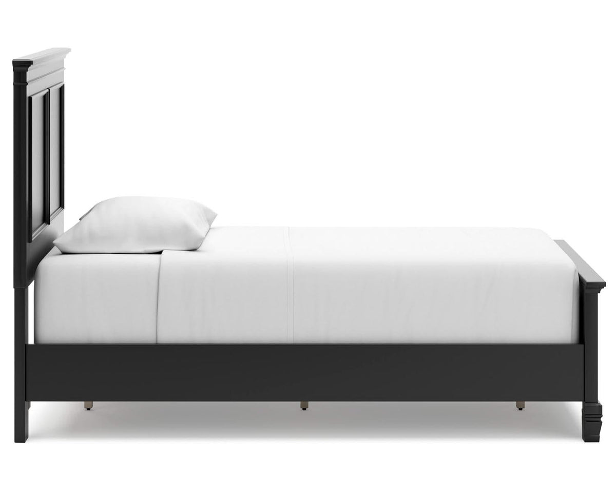 Lanolee Twin Panel Bed, Dresser and Mirror
