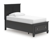 Lanolee Twin Panel Storage Bed