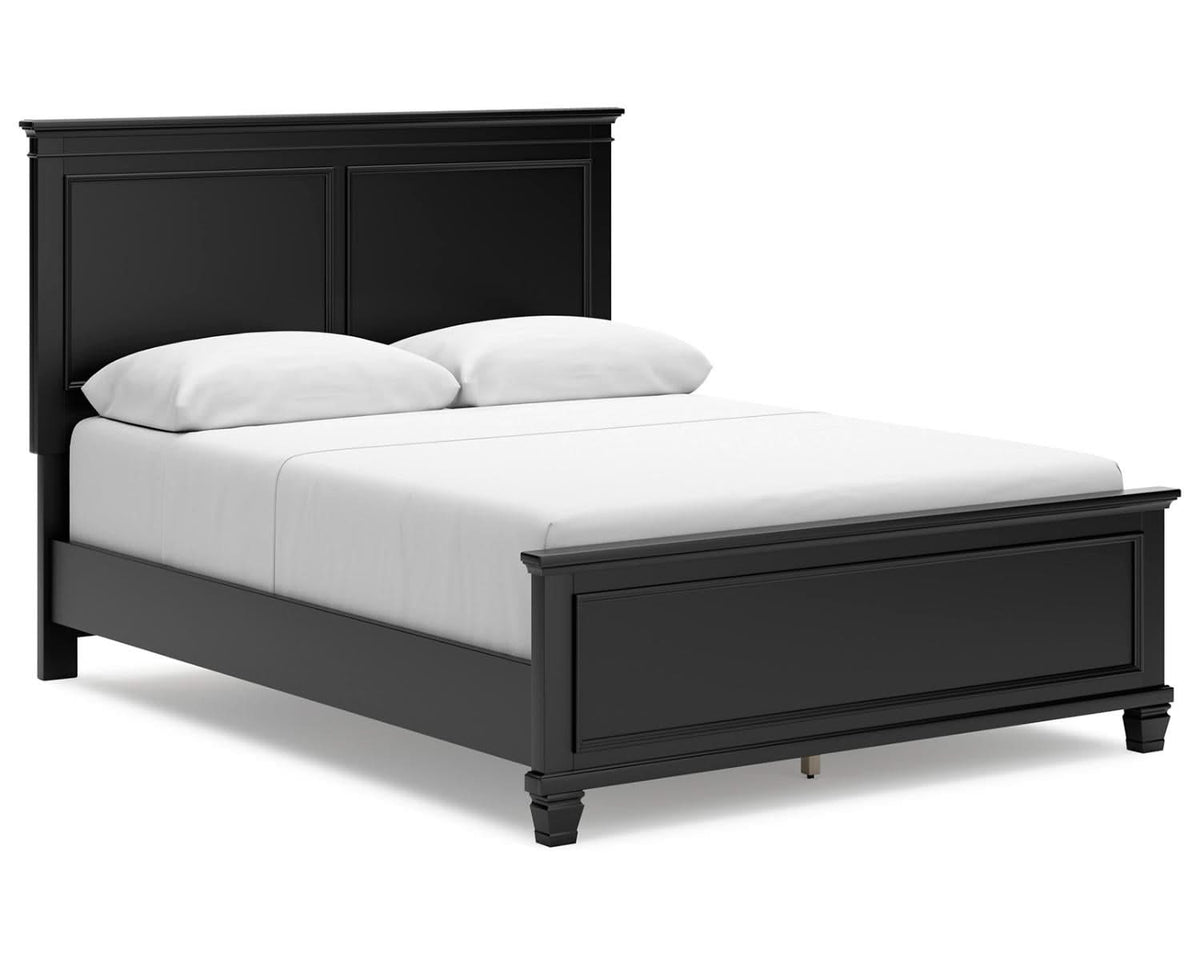 Lanolee Queen Panel Bed, Dresser, Mirror and Nightstand