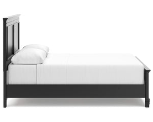 Lanolee Queen Panel Bed, Dresser, Mirror and Nightstand