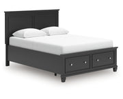 Lanolee Queen Panel Storage Bed