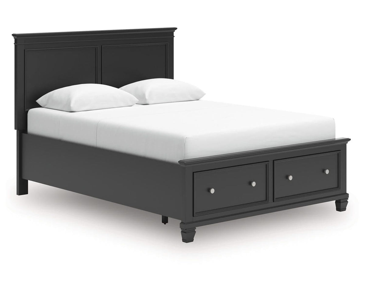 Lanolee Queen Panel Storage Bed