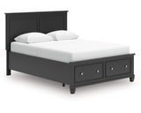 Lanolee Queen Panel Storage Bed