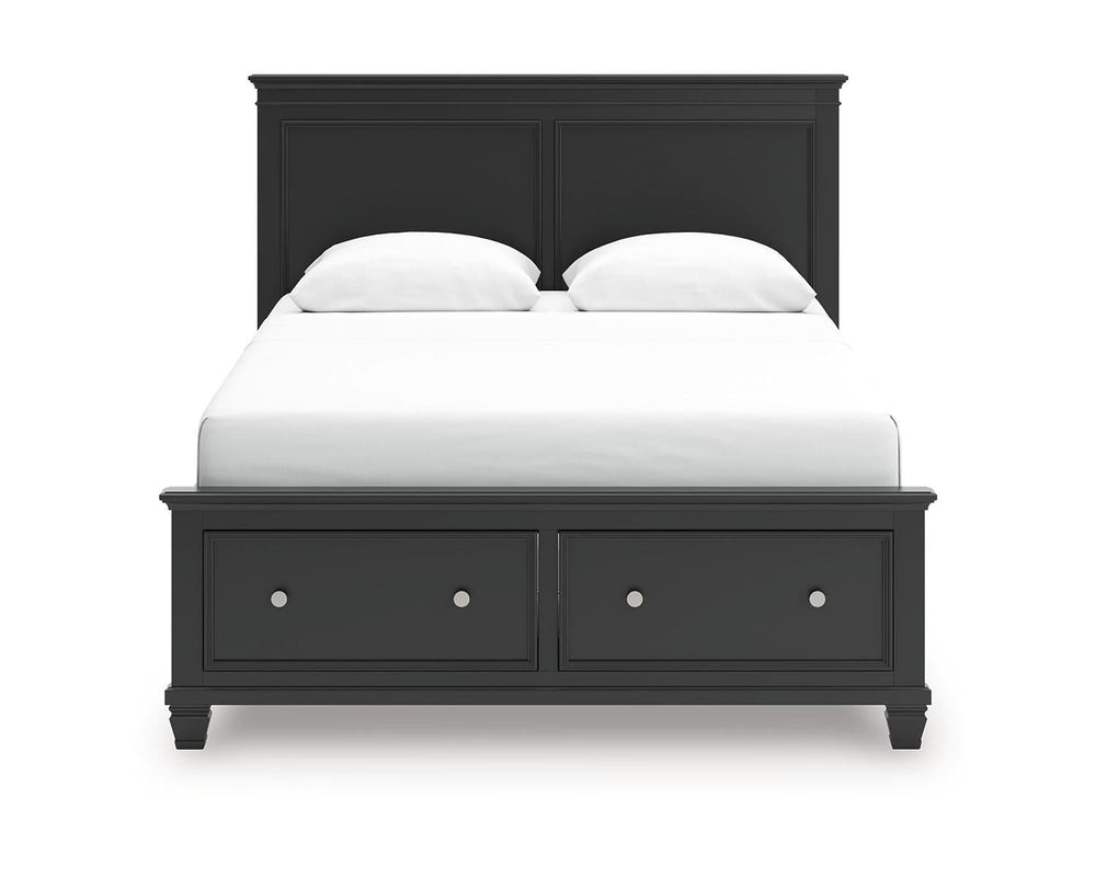 Lanolee Queen Panel Storage Bed