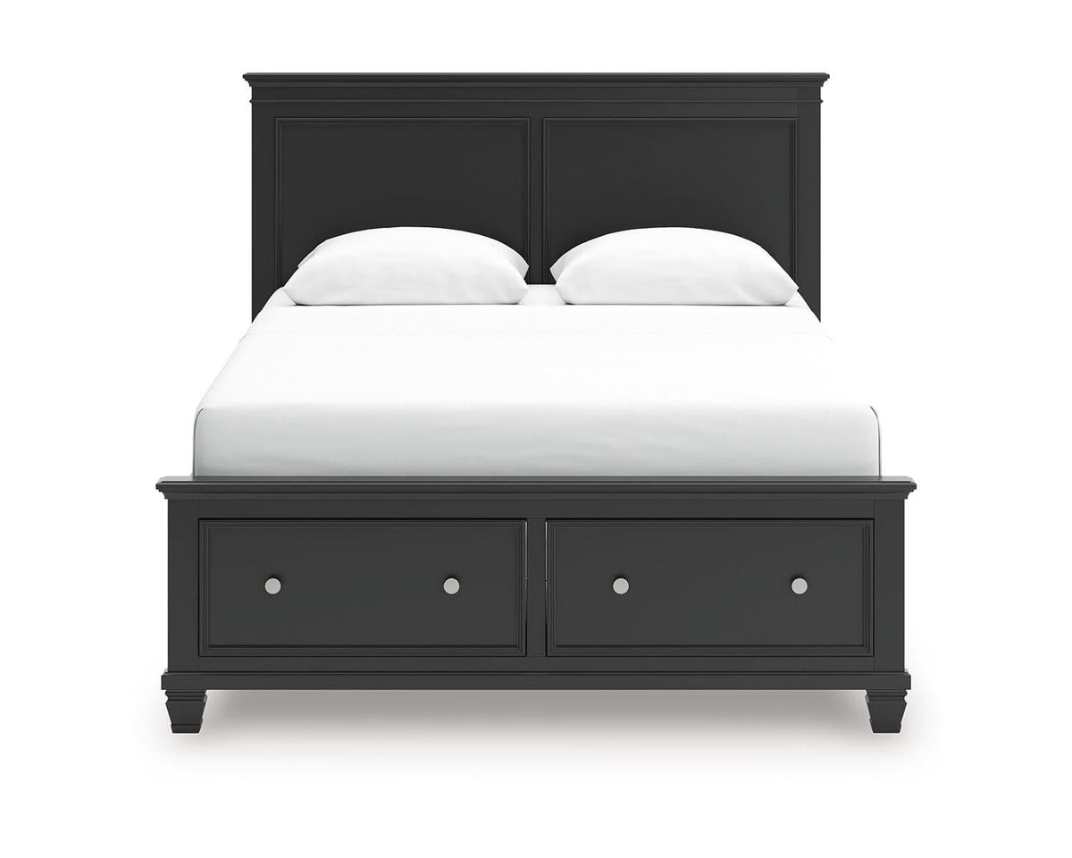 Lanolee Queen Panel Storage Bed