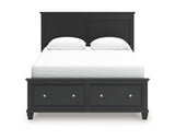 Lanolee Queen Panel Storage Bed