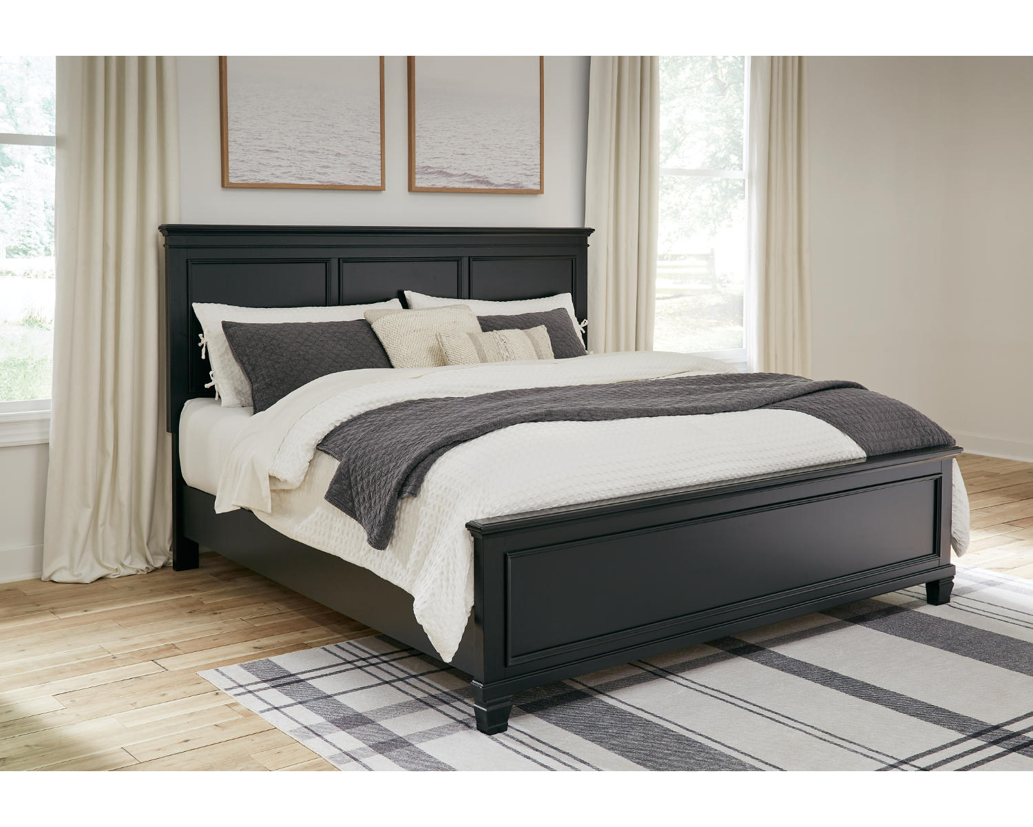 Lanolee King Panel Bed