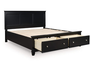 Lanolee California King Panel Storage Bed
