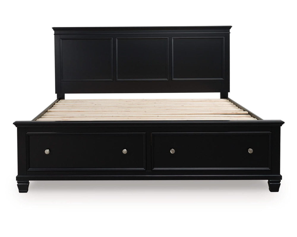 Lanolee California King Panel Storage Bed