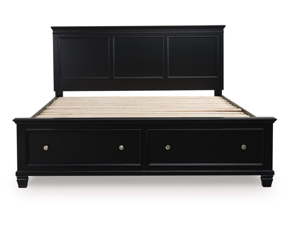 Lanolee California King Panel Storage Bed