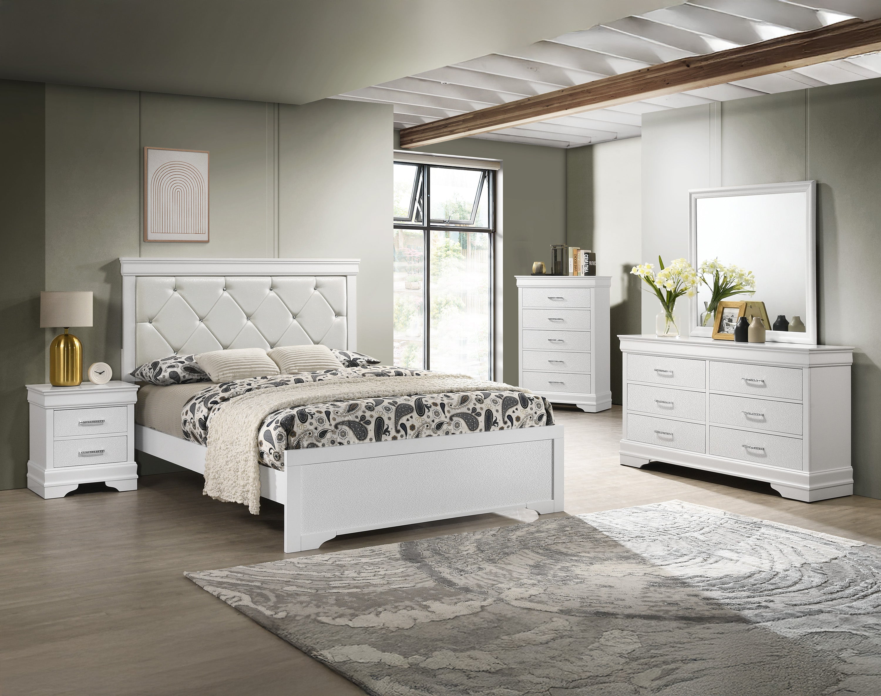 AMALIA NIGHT STAND WHITE