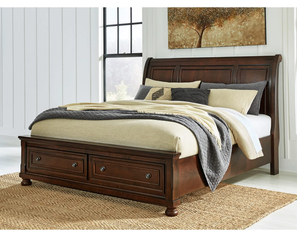 Porter King Sleigh Storage Bed