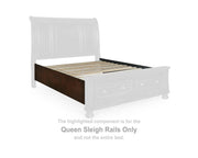 Porter Queen Sleigh Rails