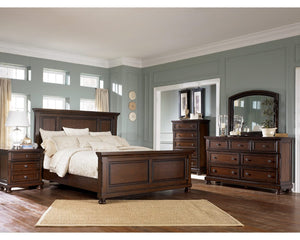 Porter California King Panel Bed, Dresser and Mirror