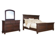 Porter California King Panel Bed, Dresser and Mirror