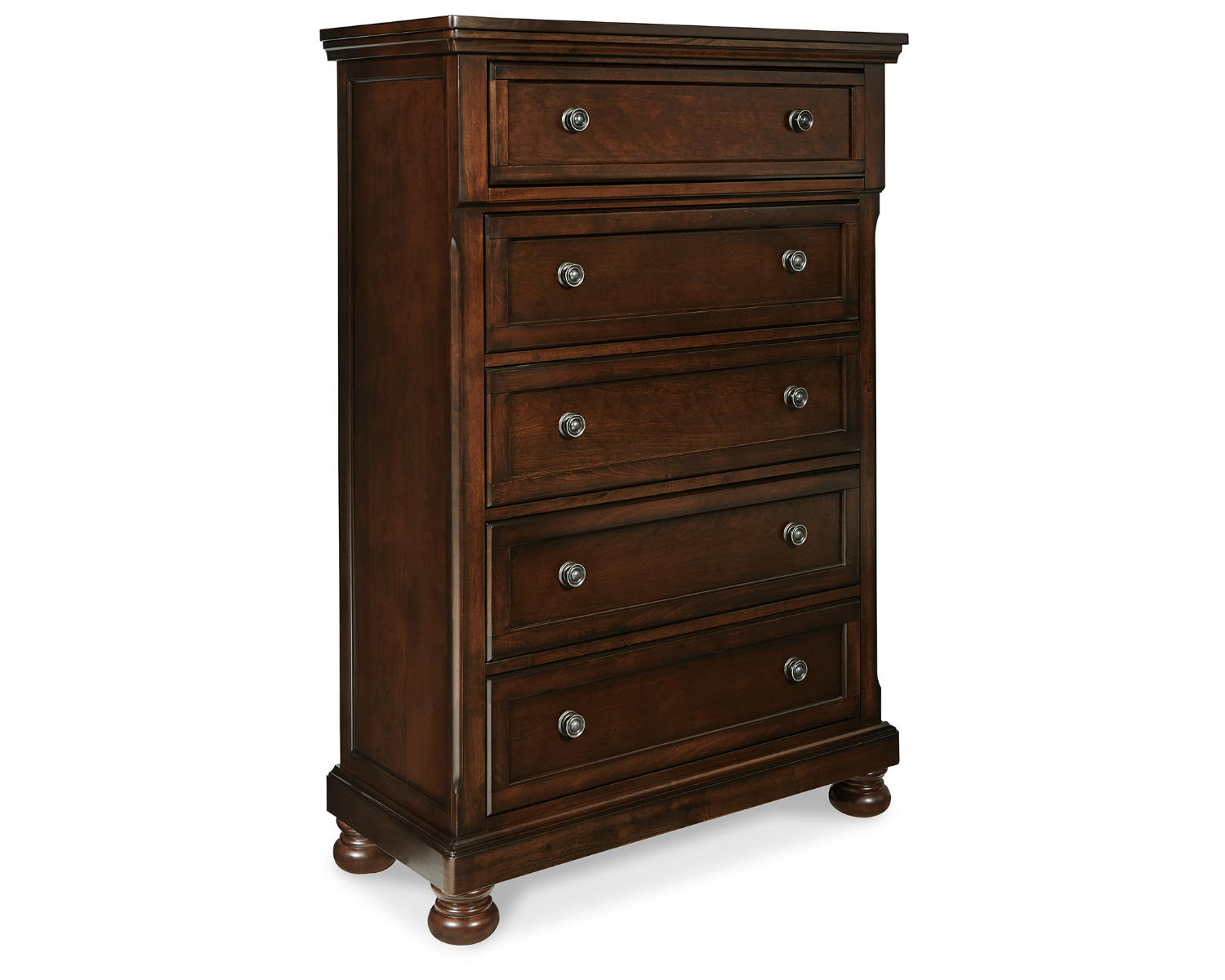 Porter California King Panel Bed, Dresser, Mirror and Chest