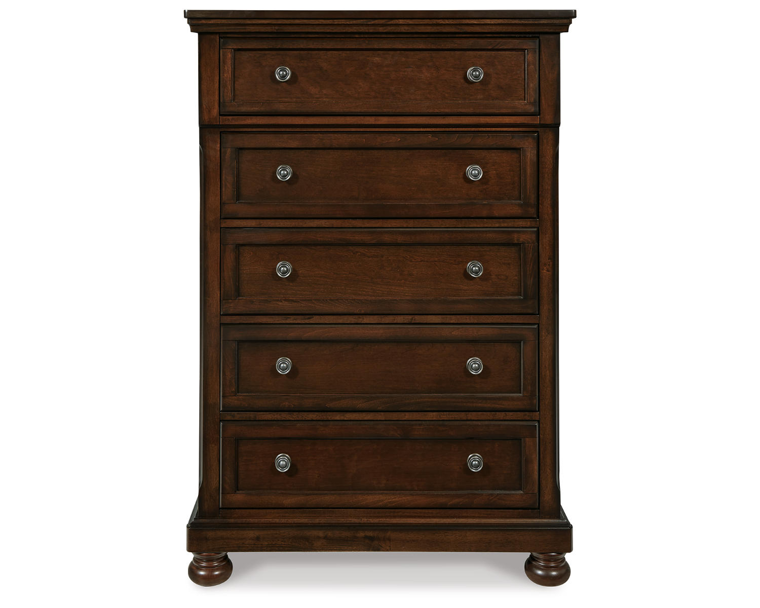 Porter California King Panel Bed, Dresser, Mirror and Chest