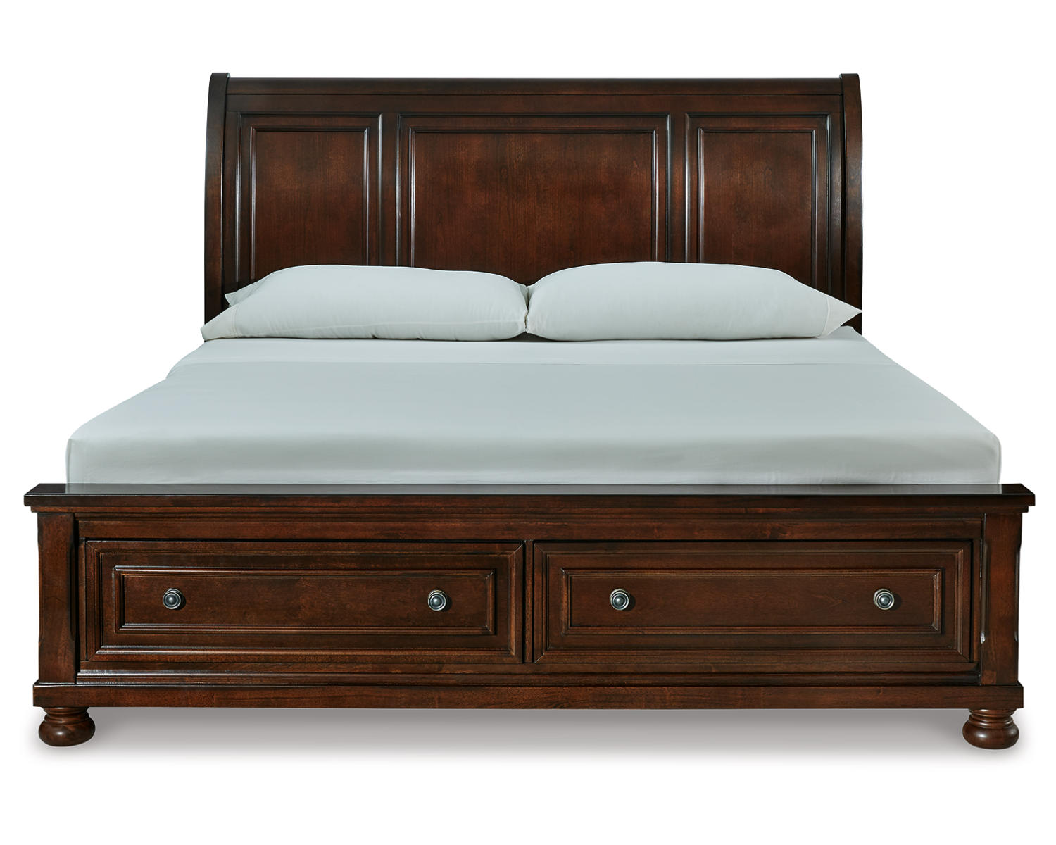 Porter California King Sleigh Bed and 2 Nightstands