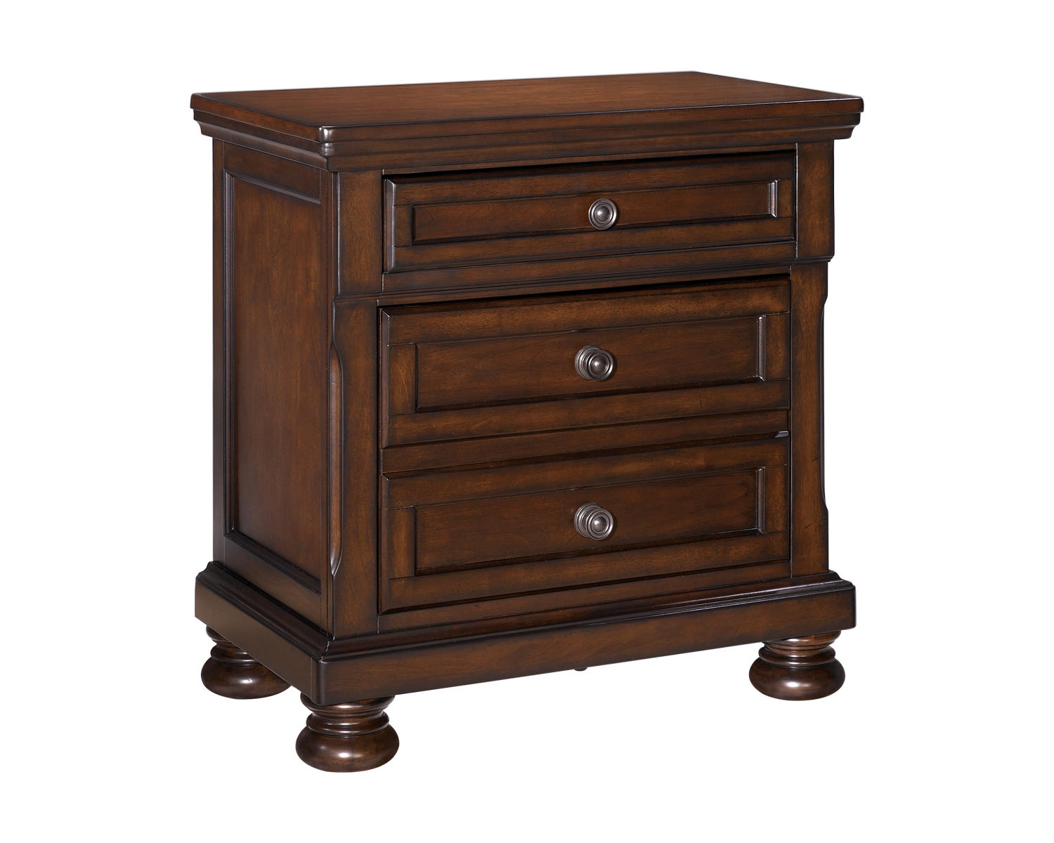 Porter Queen Sleigh Storage Bed, Dresser, Mirror, Chest, and 2 Nightstands