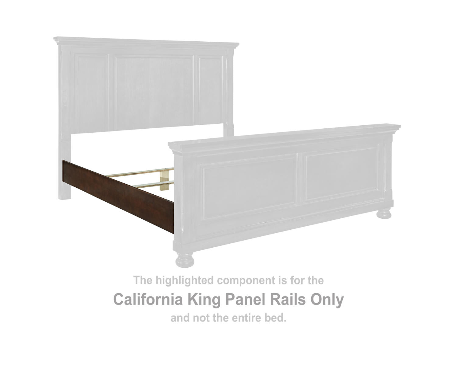 Porter California King Panel Rails