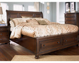 Cama tipo trineo con almacenamiento Porter King
