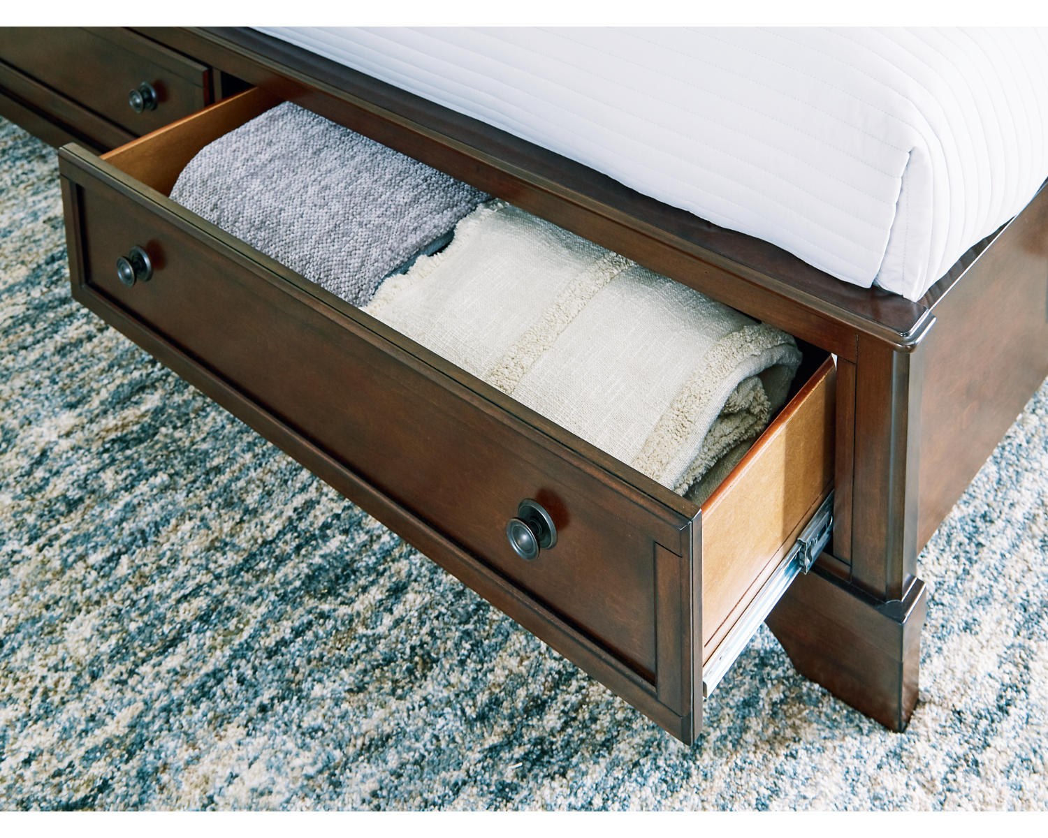 Trellington King Sleigh Storage Bed