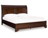 Trellington Queen Sleigh Storage Bed