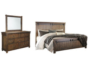 Lakeleigh Queen Panel Bed with Mirrored Dresser
