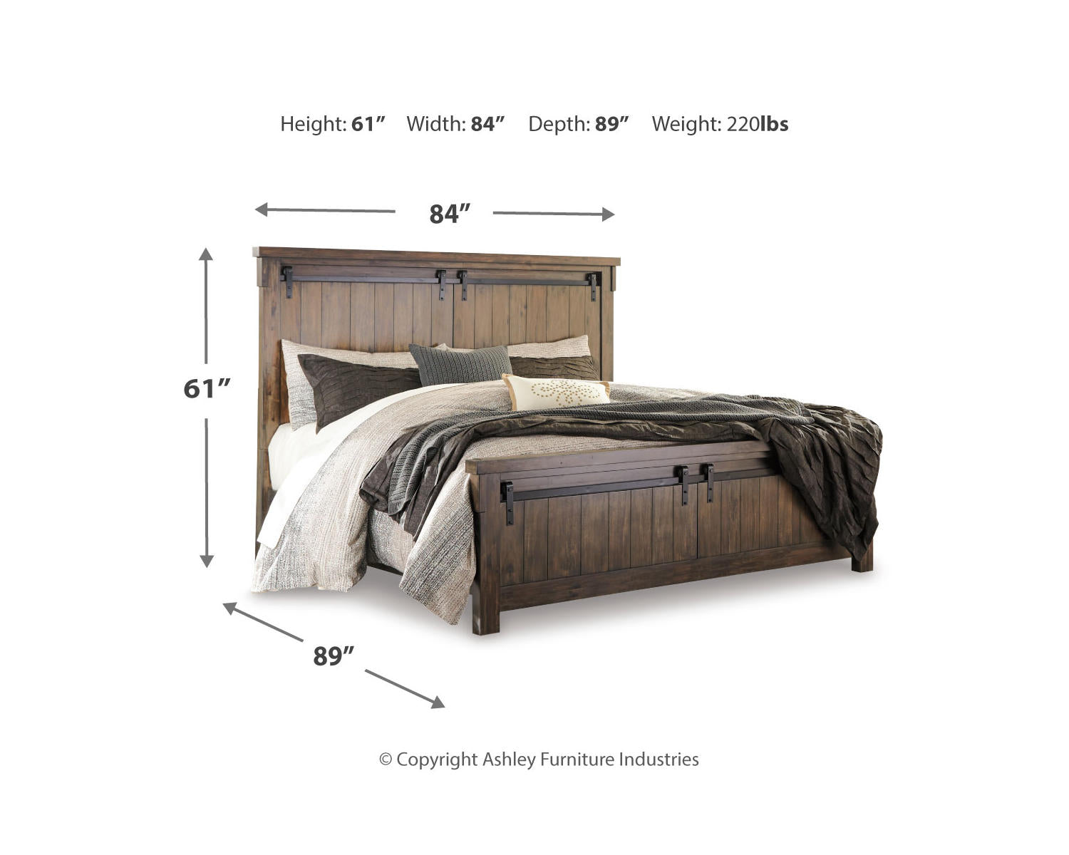 Lakeleigh King Panel Bed