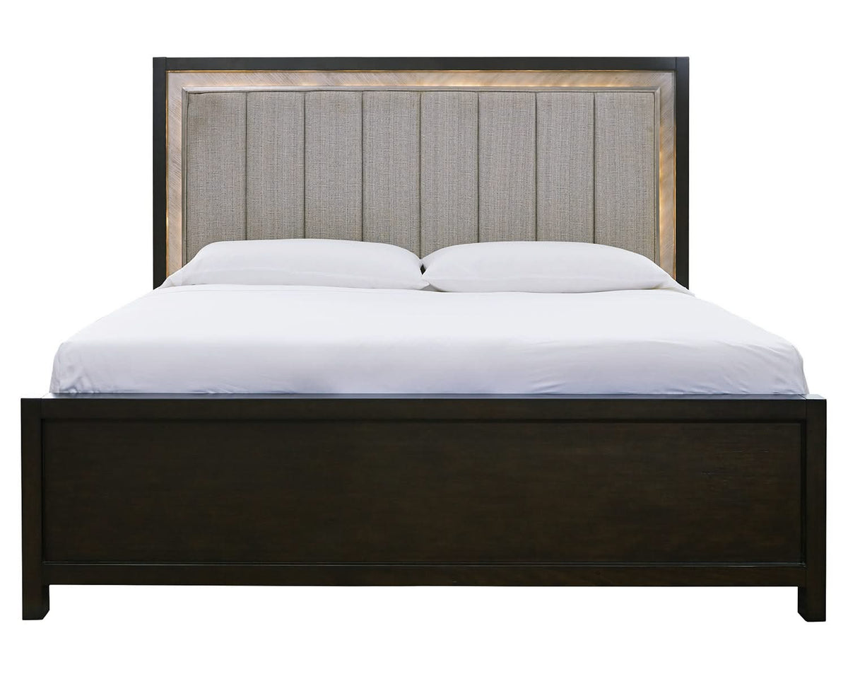 Maretto King Upholstered Panel Bed