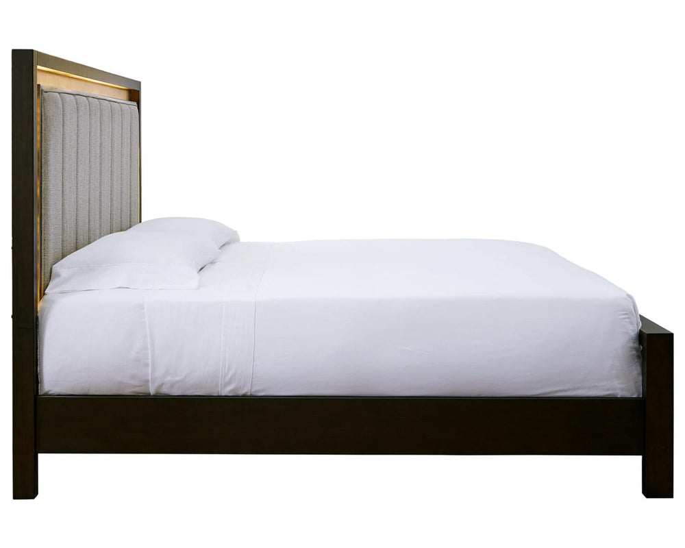 Maretto King Upholstered Panel Bed