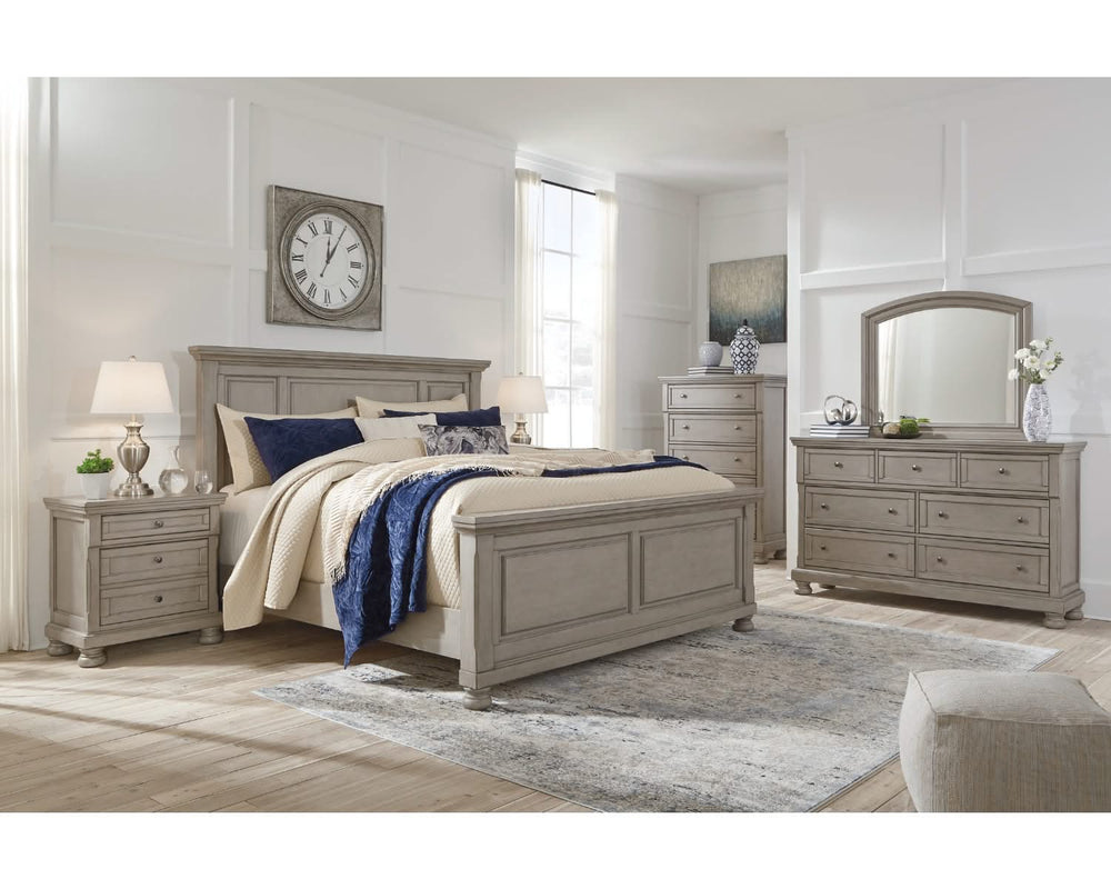 Cama tipo trineo Lettner California King con dos cajones de almacenamiento