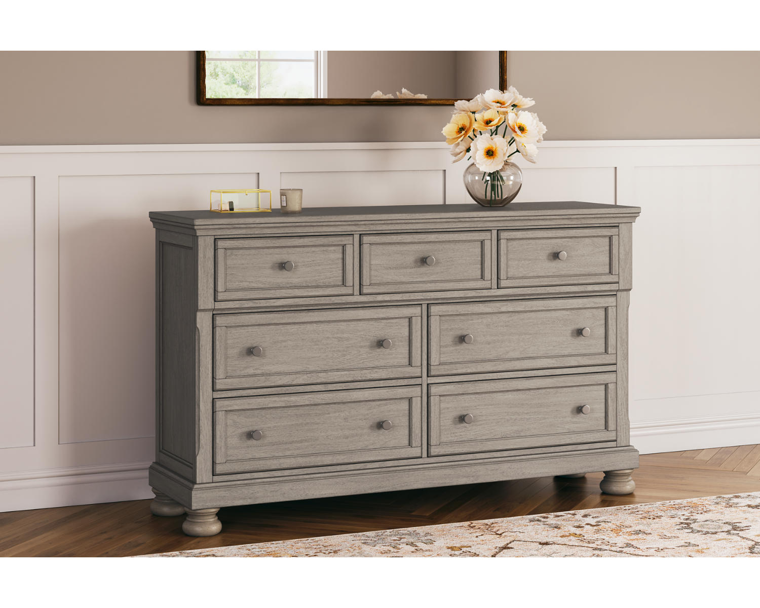 Lettner Queen Panel Bed, Dresser, and Nightstand
