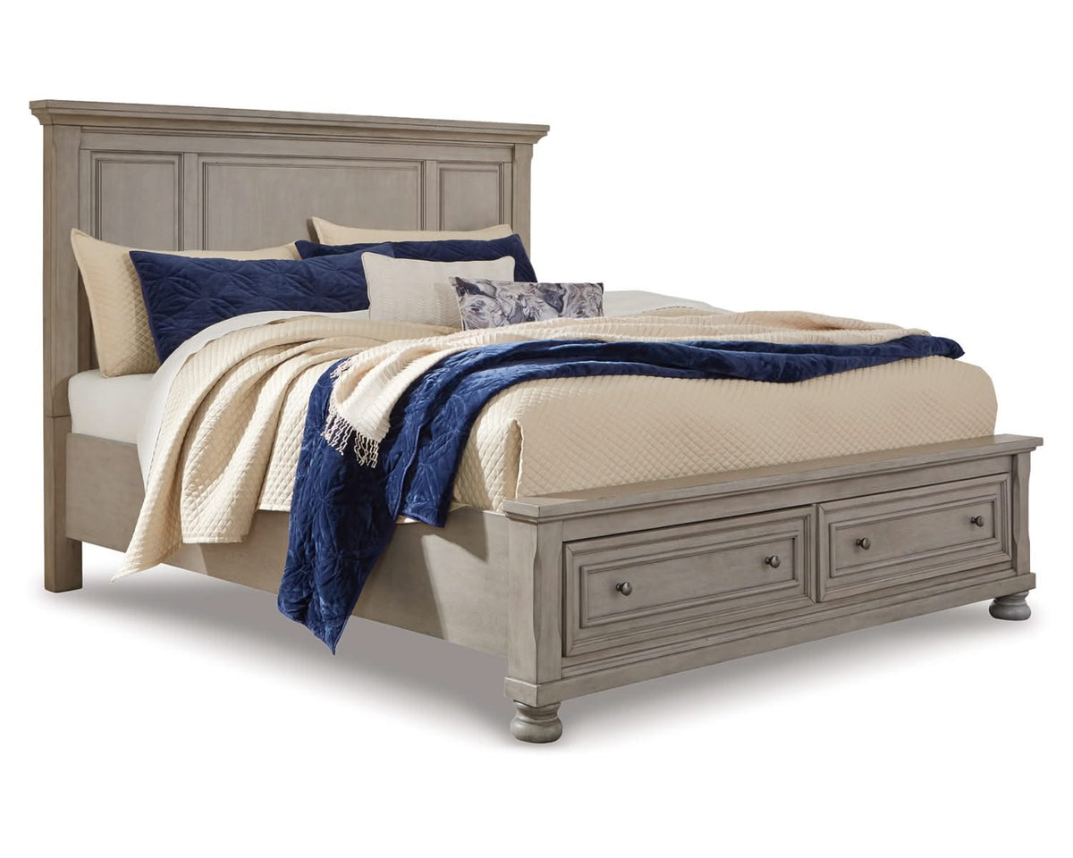 Cama Lettner Queen con almacenamiento y paneles