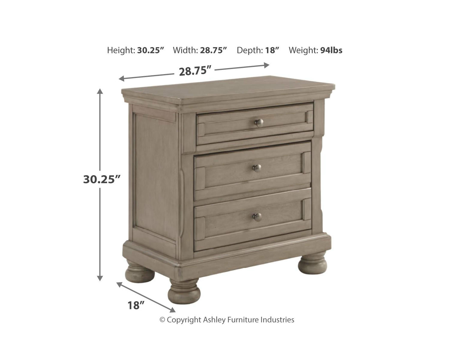 Lettner California King Panel Bed, Dresser, Chest and 2 Nightstands