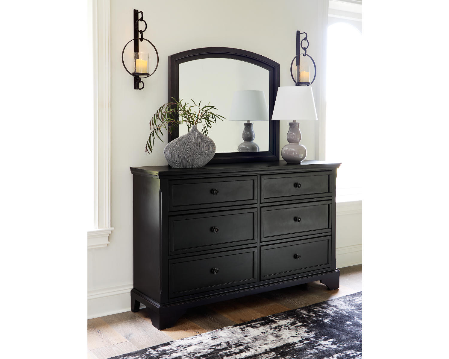Chylanta Dresser and Mirror