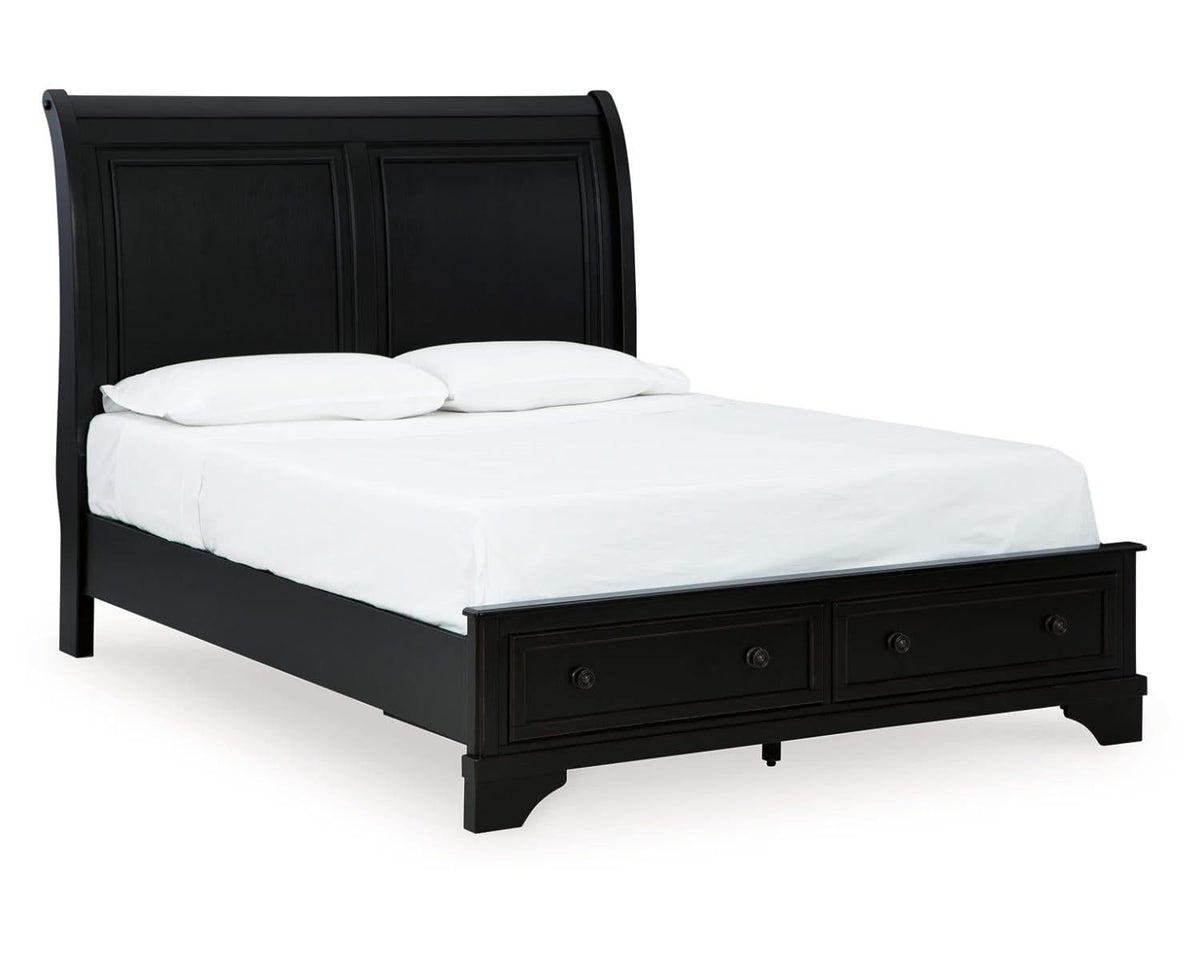 Chylanta Queen Sleigh Storage Bed