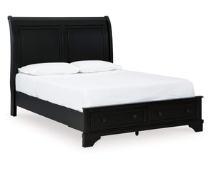 Chylanta Queen Sleigh Storage Bed
