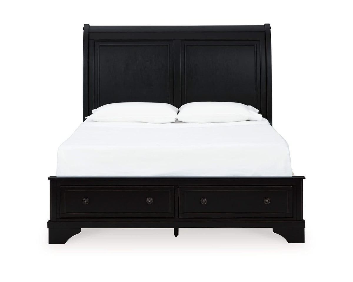 Chylanta Queen Sleigh Storage Bed
