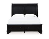 Chylanta Queen Sleigh Storage Bed