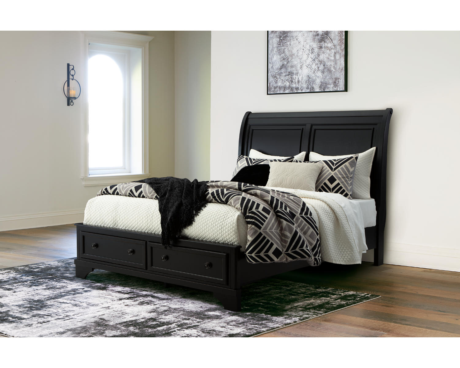 Chylanta Queen Sleigh Storage Bed
