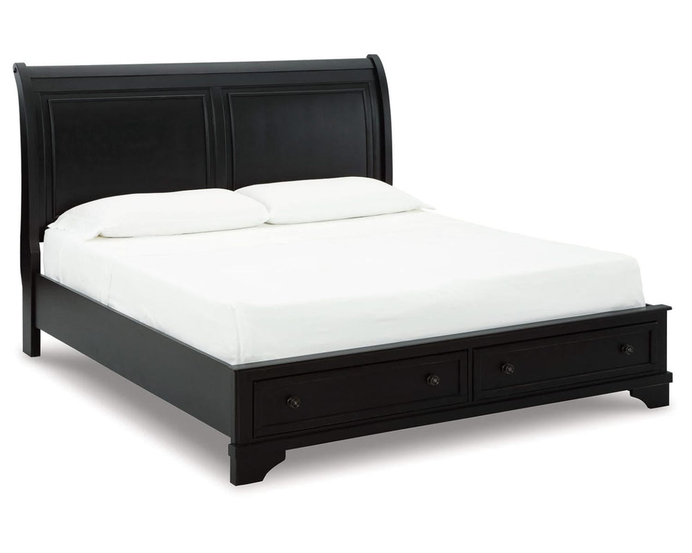 Chylanta King Sleigh Storage Bed