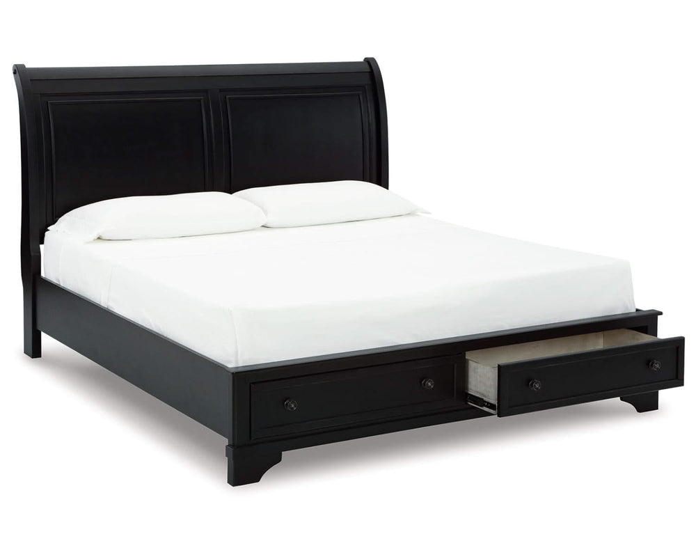 Chylanta King Sleigh Storage Bed