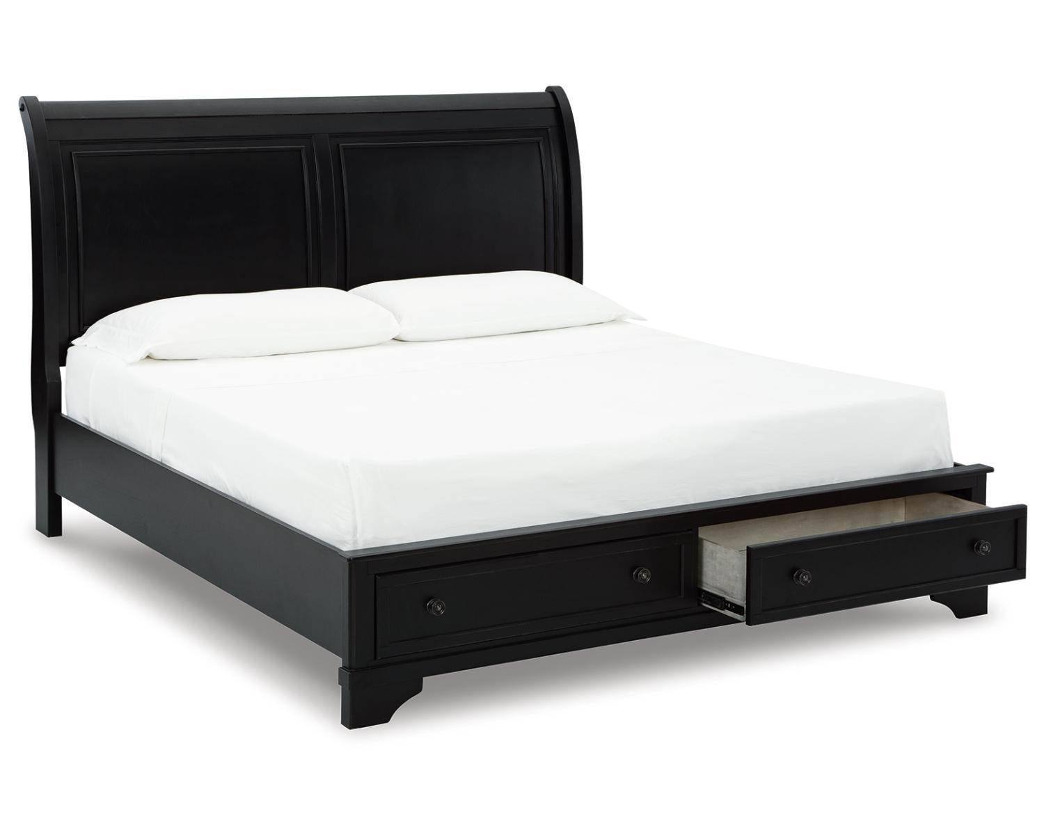 Chylanta King Sleigh Storage Bed