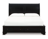 Chylanta King Sleigh Storage Bed