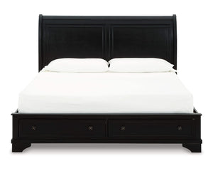 Chylanta King Sleigh Storage Bed